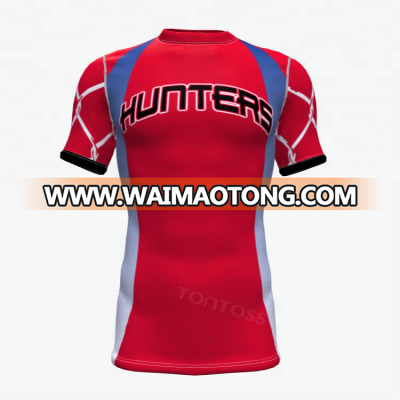 China Supplier custom Fitness Crop sublimation one piece rashguard korea cheap rash guard